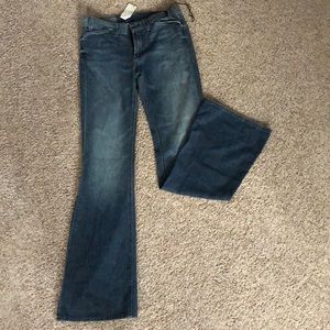 Women’s Textile Wide Flare Jeans